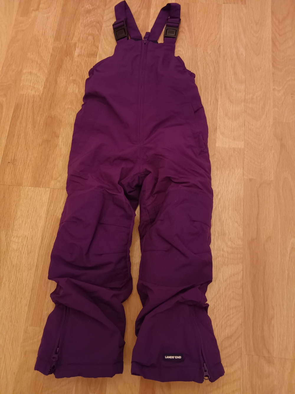 Lands' End Kids' Purple Size 4 Snow Bib Overalls